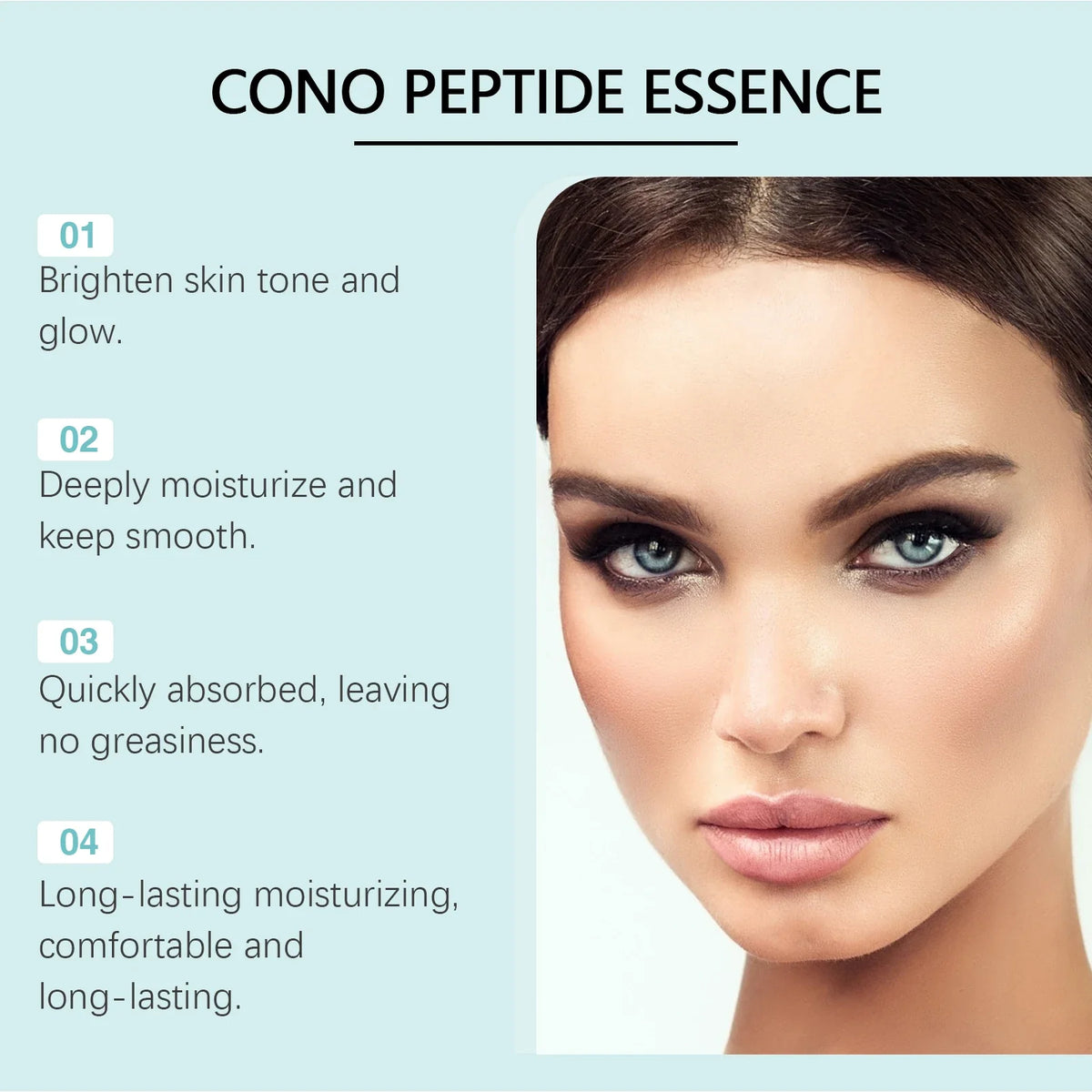 Cono Peptide Facial Serum – Hyaluronic Acid, Firming & Glow