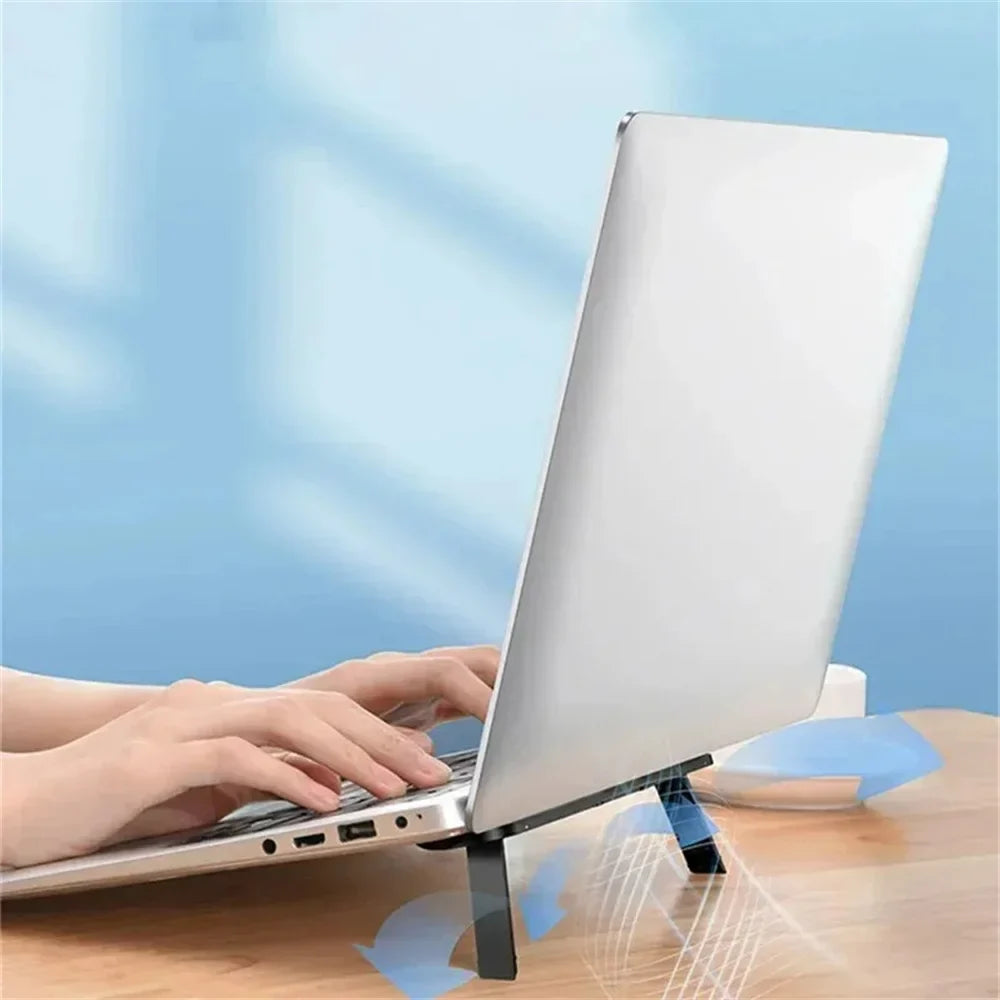 Foldable Ergonomic Laptop Stand Riser | MacBook & Notebook