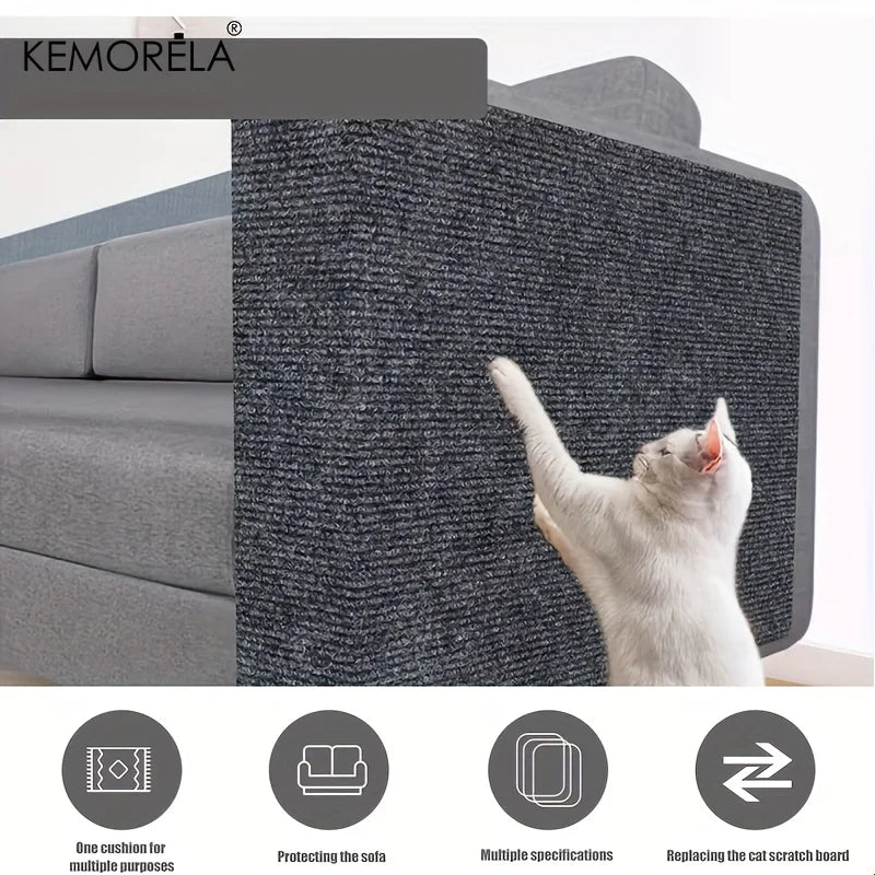 KEMORELA Cat Scratching Mat – Self-Adhesive Furniture Protector