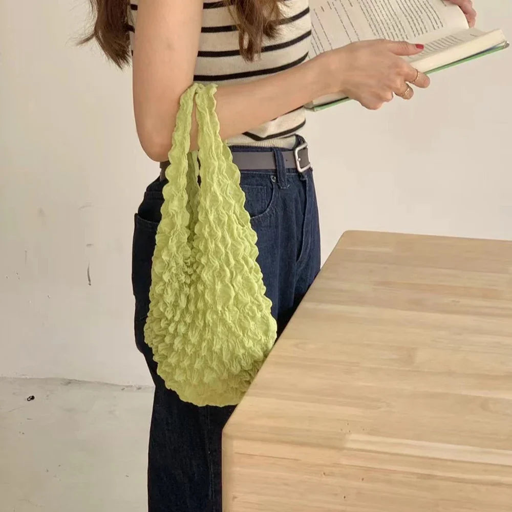 Foldable Stretch Reusable Shopping Tote Bag | Large Capacity