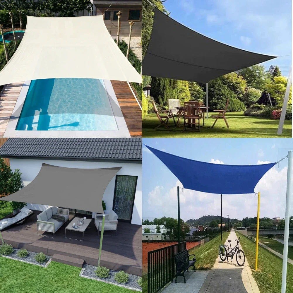 95% UV Block Waterproof Sun Shade Sail – Patio, Pool & Garden