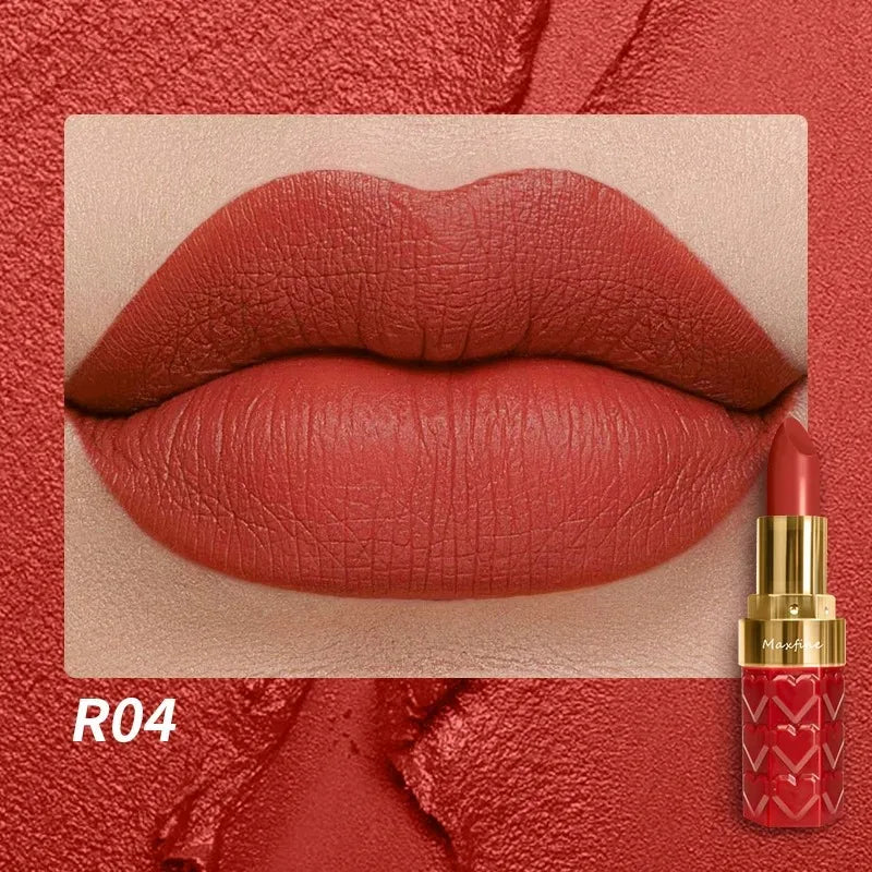 Nude Matte Lipsticks 4 Colors Waterproof Long Lasting Lip Stick Not