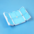 Pill Box 7 Grids Portable Double Layer Mini Medicine Sealed Moisture