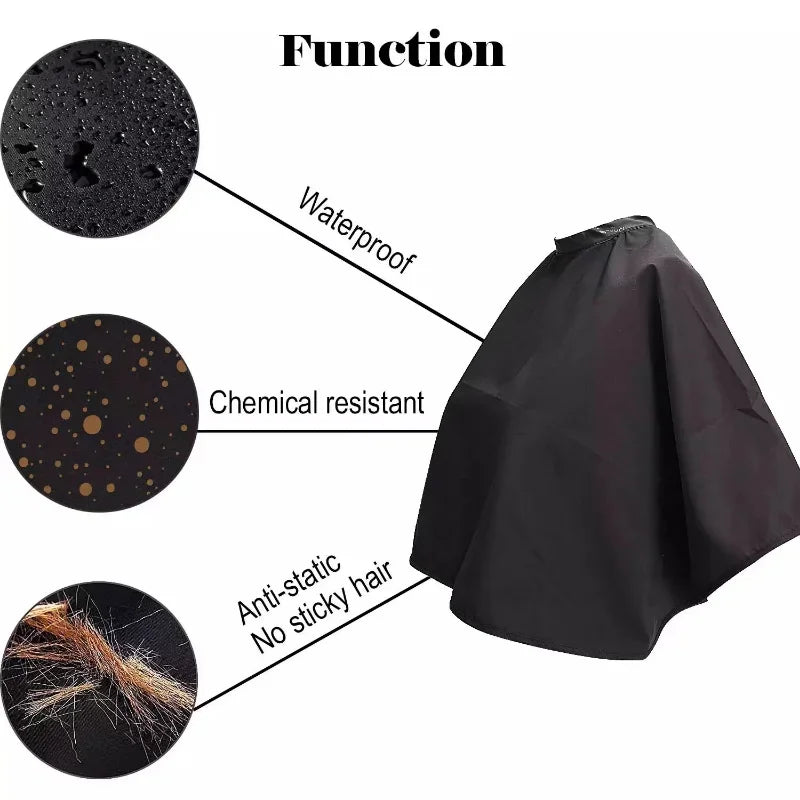 Waterproof Barber Cape – Salon Hair Cutting & Dyeing Wrap