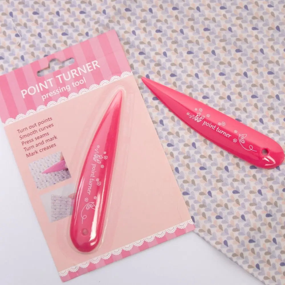 Pink Sewing Bone Folder Fabric Crease & Marking Tool