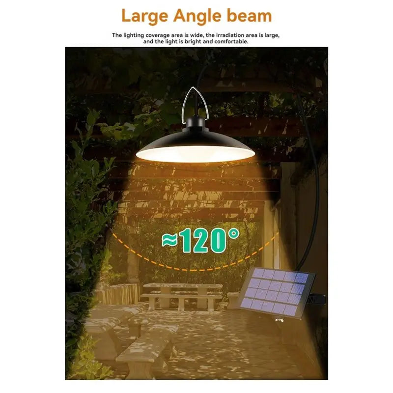 A36T-Solar Powered Pendant LED Solar Light Waterproof Hanging Outdoor
