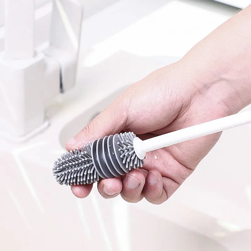 Long Handle Silicone Cup Cleaning Brush – No Dead Corners