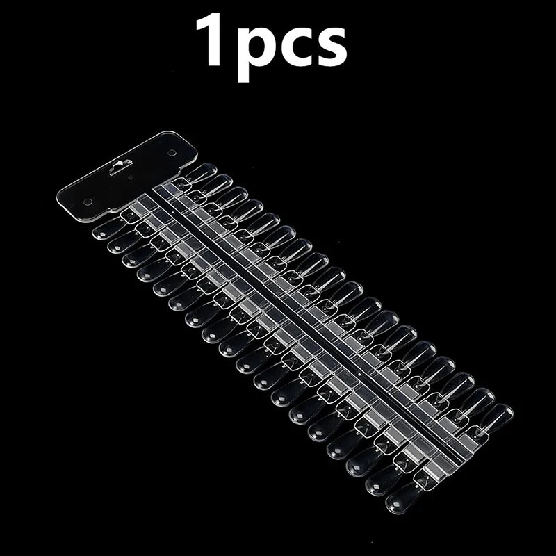 36-Piece Teardrop Nail Tips Display Rack | Gel Polish Practice