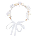 Handmade Shell Flower Hairband | Bridal Seashell Headpiece