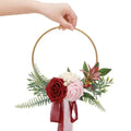 Bridesmaid Gold Hoop Bouquet Wedding Bridal Shower Ceremony
