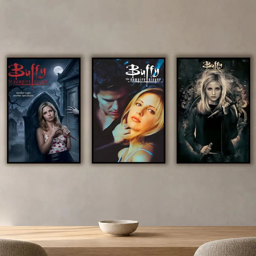 Buffy the Vampire Slayer HD Waterproof PVC Wall Sticker Poster