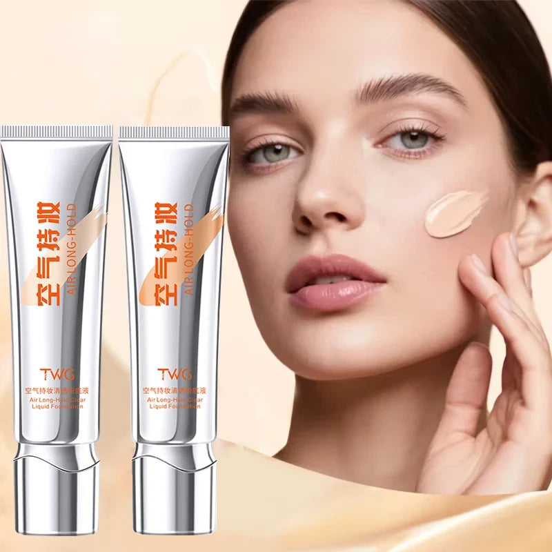 Clear Air Liquid Foundation – Waterproof & Natural Finish