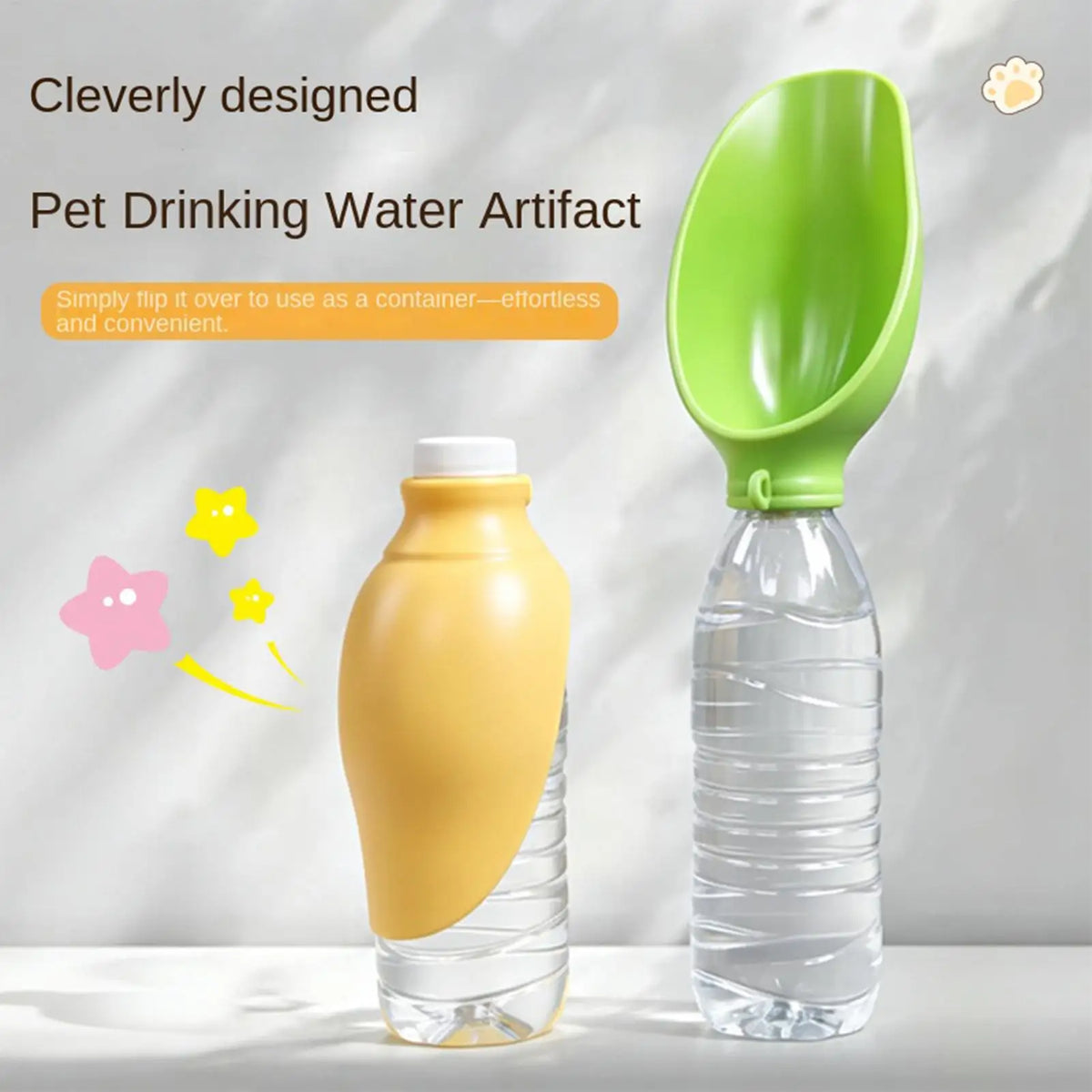 Dog Bottle Water Dispenser Foldable Portable Pet Supplies Walking