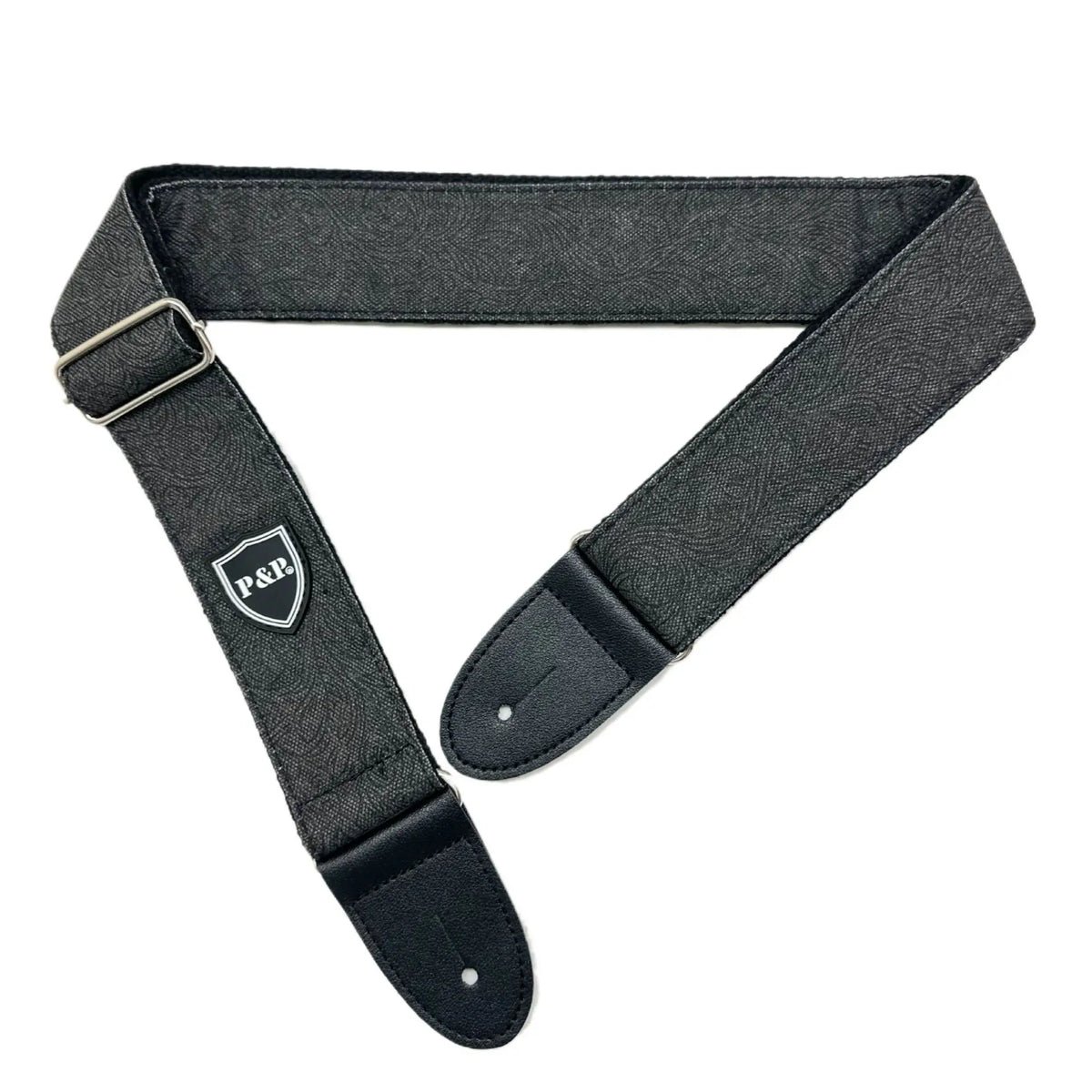 PP Guitar Strap Retro Denim Cotton Bakelite Universal Folk