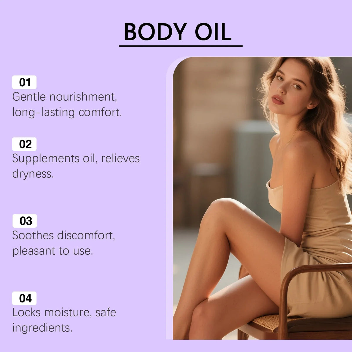 OceAura Body Care Oil – Gentle Daily Moisturizing Formula 100ml