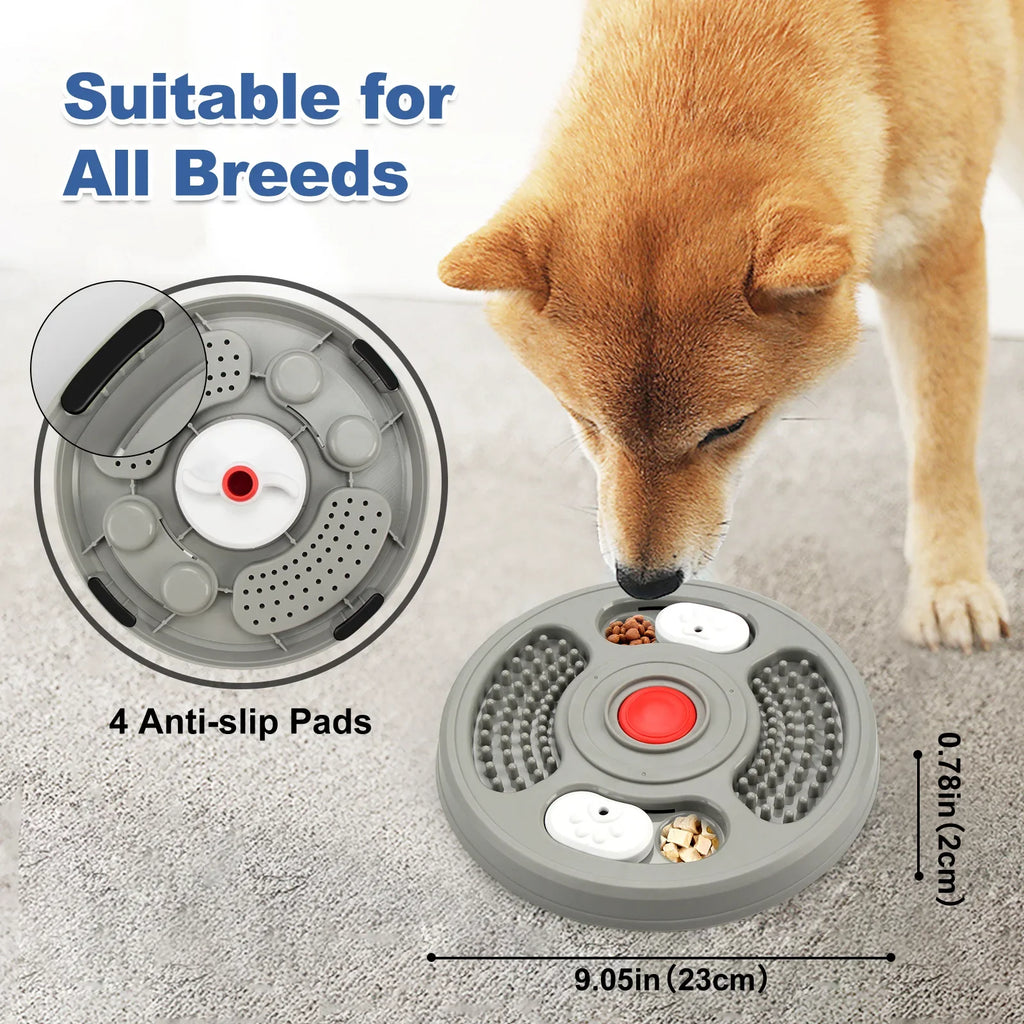 Dog Bowl Pet Slow Food Cats Intelligence Entertainment Gadget That