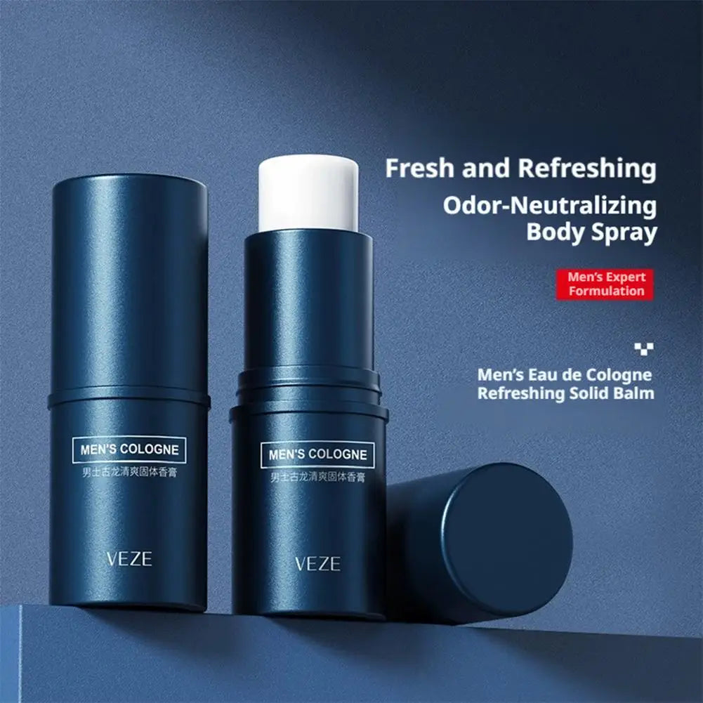 Men's Solid Perfume Balm Light Fresh Fragrance Portable Stick Travel