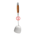 4-Piece Stainless Steel Cooking Utensil Set – Wooden Handle