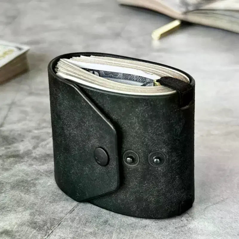 PU Leather Pocket Wallet – Cash & Coin Organizer Clip
