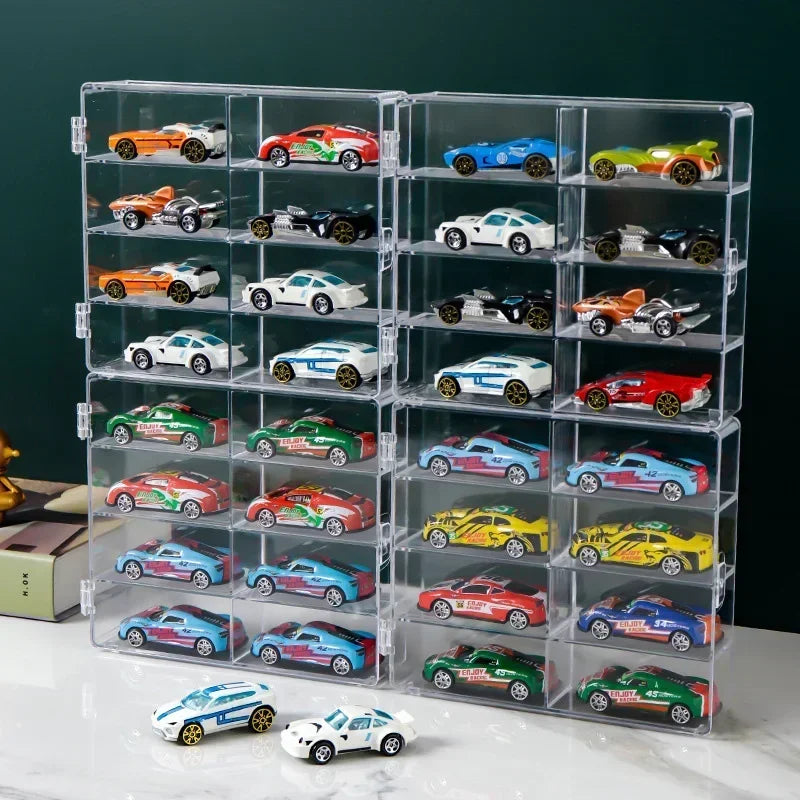 Acrylic Car Display Box 1 64 Wheels Model Toy 8 Grid Cabinet Rack