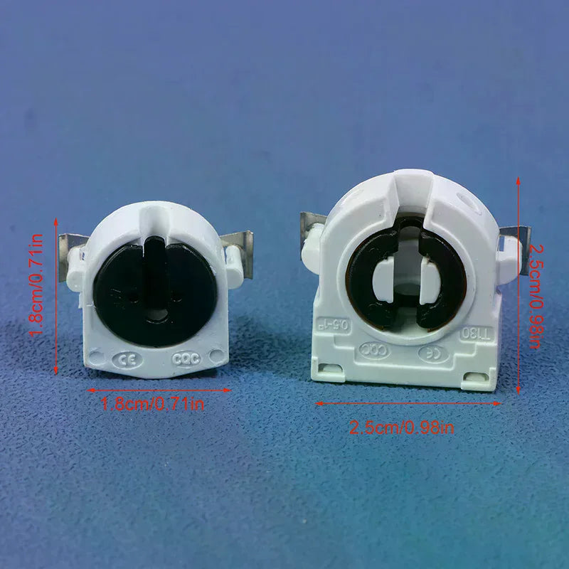 T5 T8 Fluorescent Light Holder G5 G13 Base Non-shunted Heat-resistant