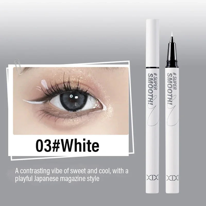 0.01mm Ultra Fine Eyeliner Pen – 24H Waterproof, 3 Colors