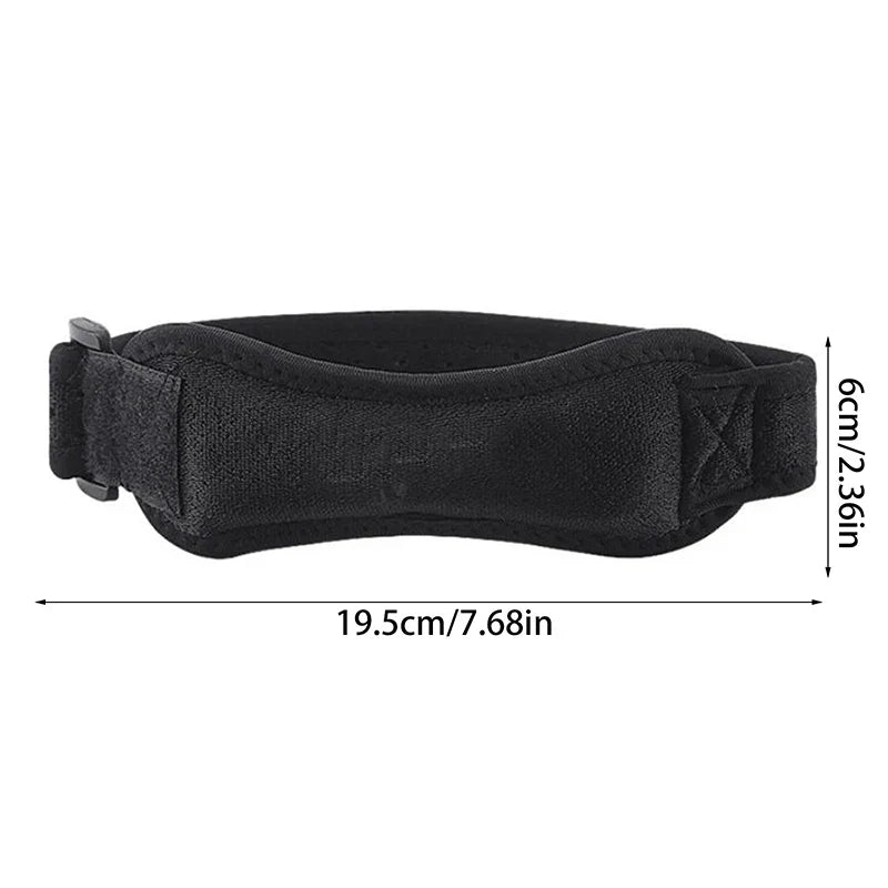 Adjustable Patella Knee Strap | Silicone Pad Sports Support