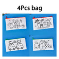 DIY Graffiti Pencil Bag Christmas Gifts Kids Filling Santa Claus