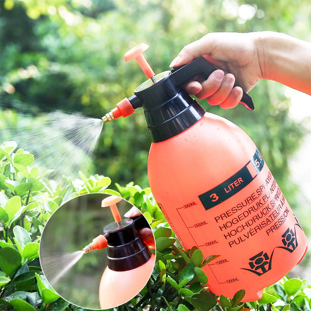 2/3L Hand Pressure Garden Sprayer Bottle – Adjustable Nozzle