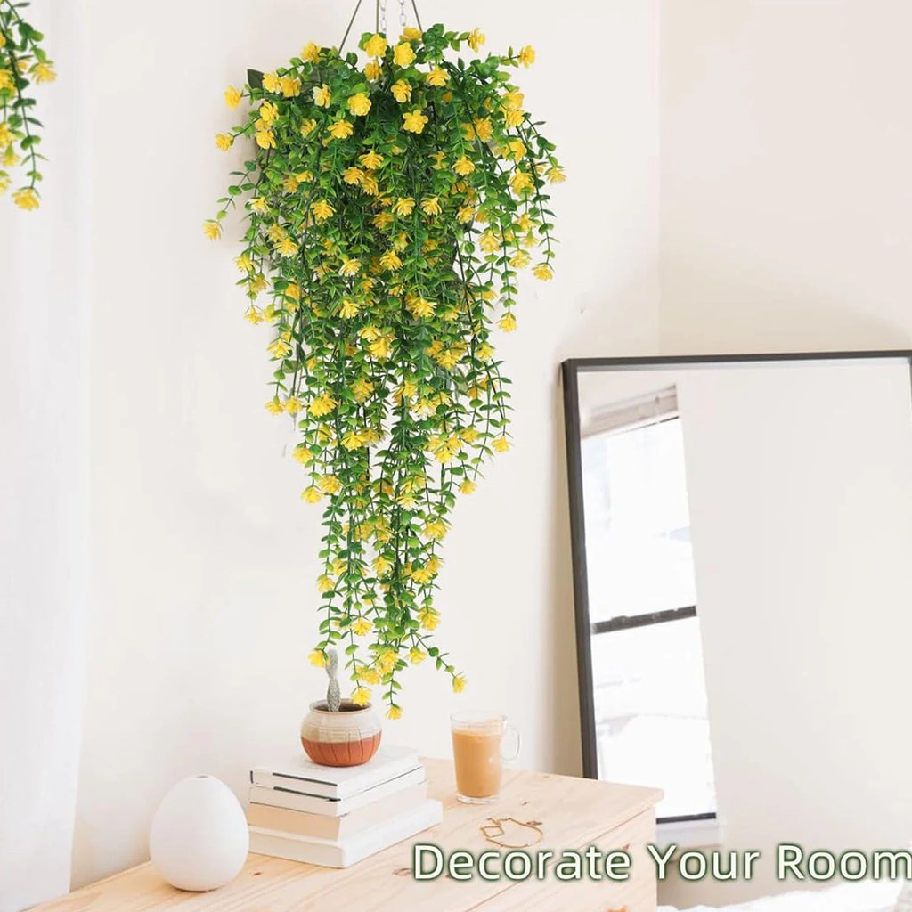Artificial Eucalyptus Camellia Flower String 70cm – Home Decor
