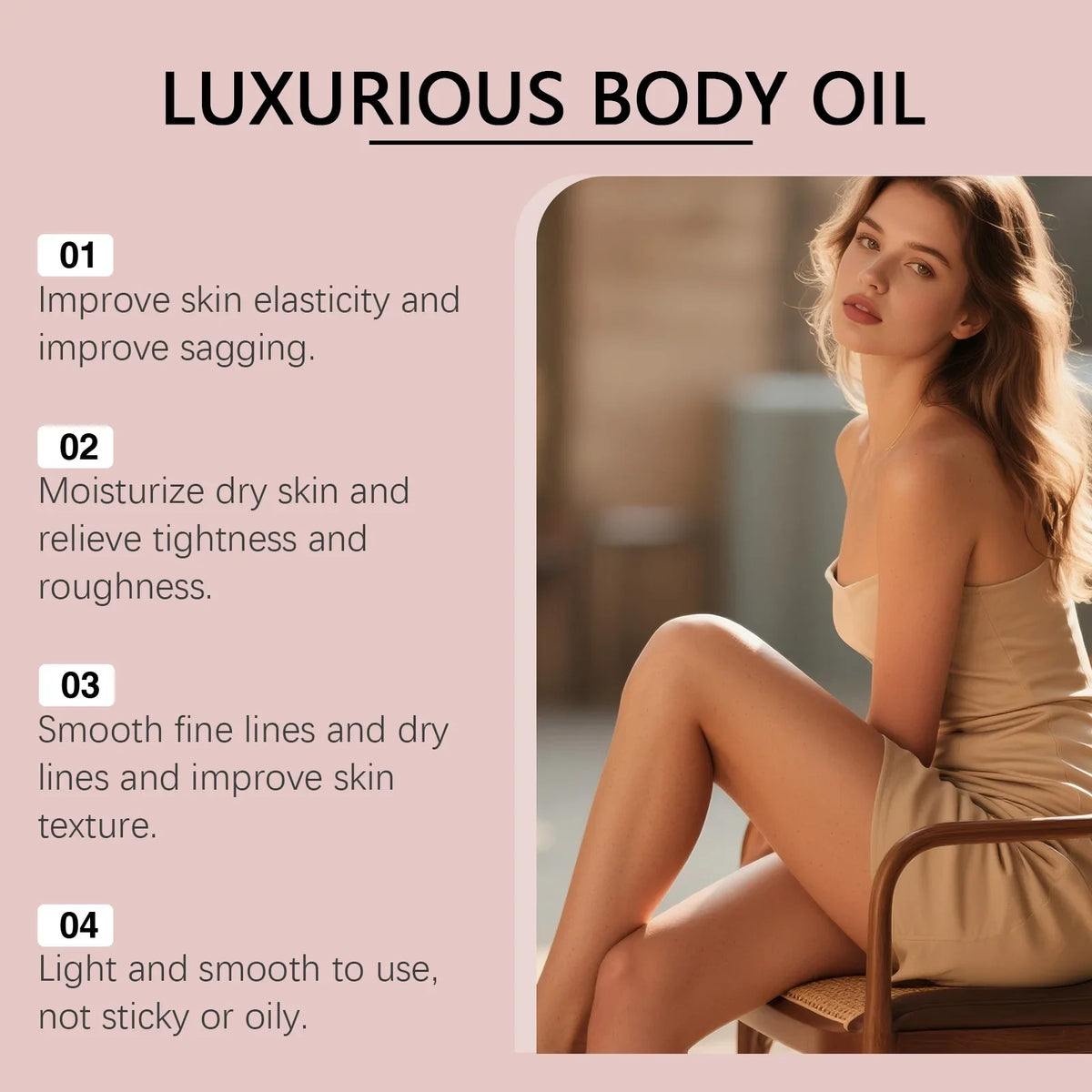 OceAura Firming Body Oil – Skin Tightening Anti-Cellulite