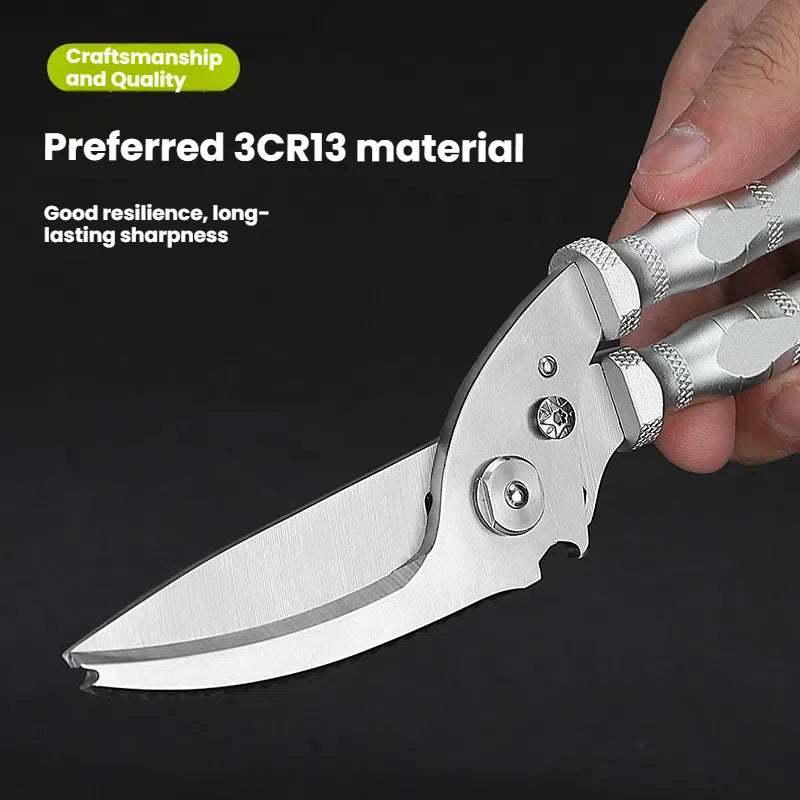 Heavy-Duty Stainless Steel Kitchen Poultry Scissors