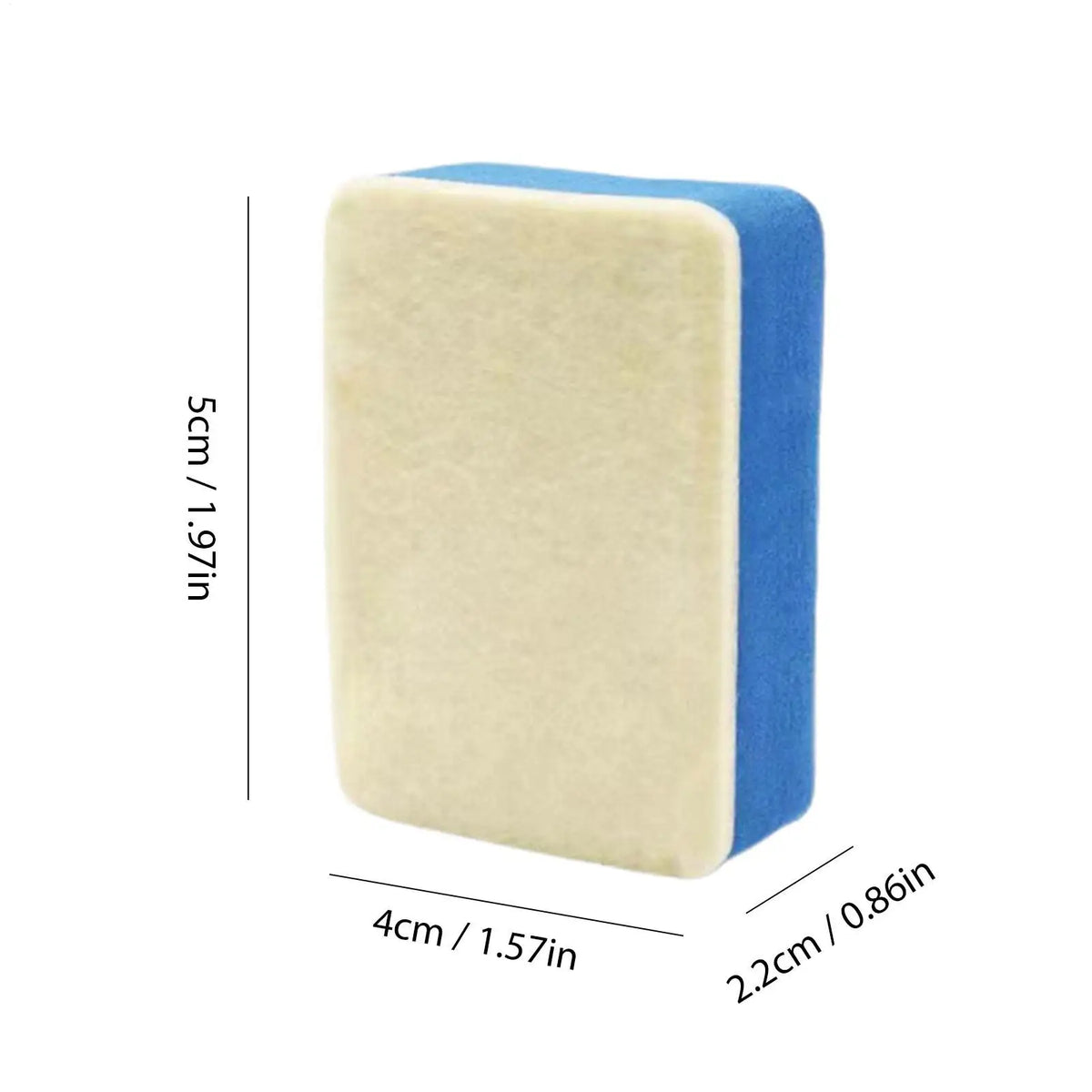 Car Glass Oil Film Cleaning Sponge & Polishing Brush