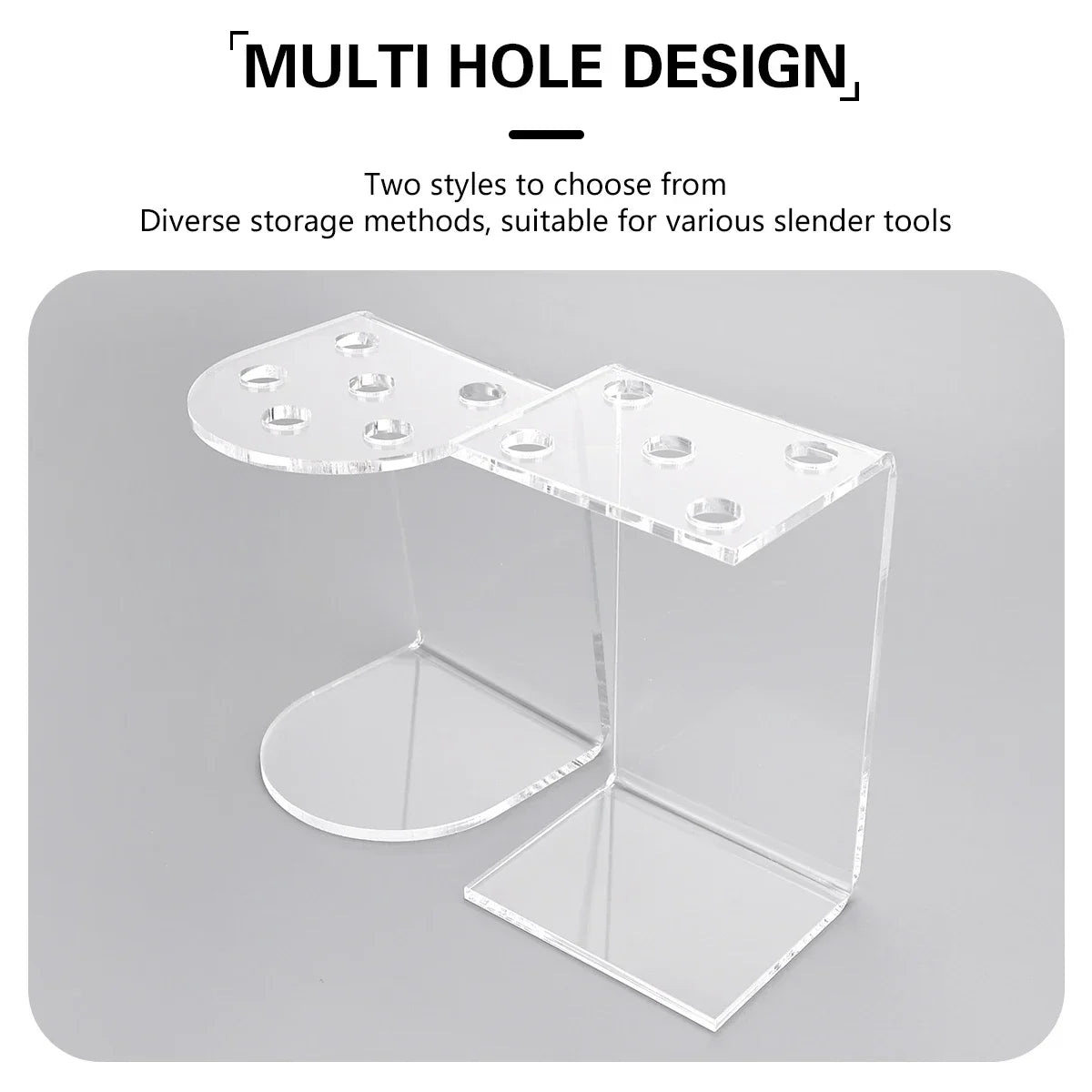 Barber Shears & Makeup Brush Storage Stand Organizer Rack