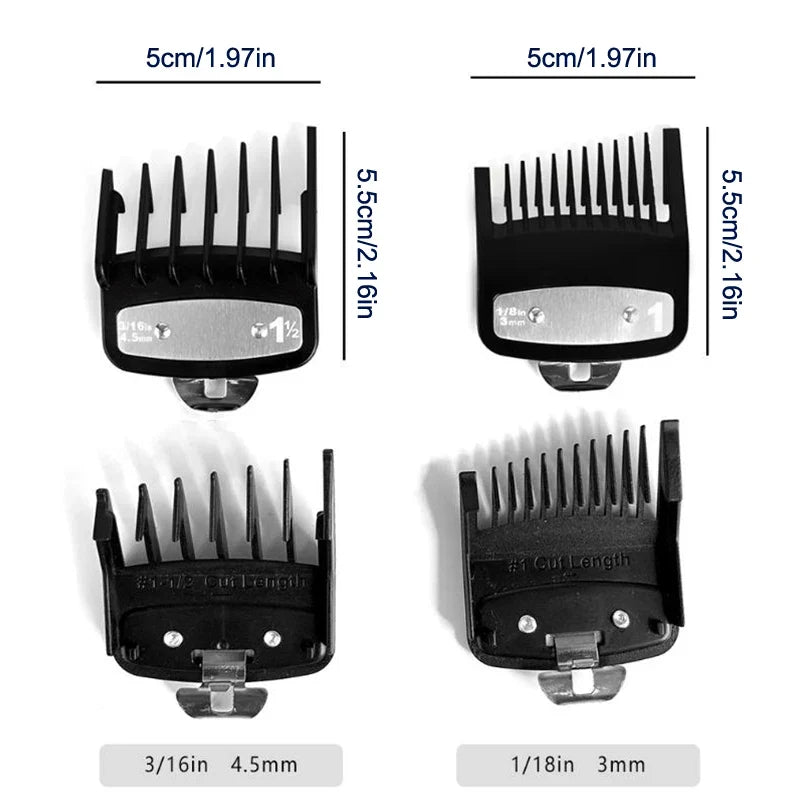 Universal Hair Clipper Guard Combs 2-Pack | Trimmer Attachment