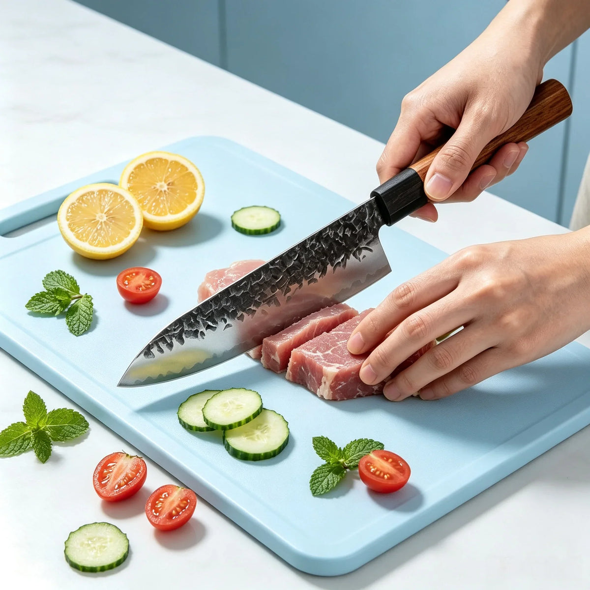 Hand Forged Cleaver Chef Knife – Sharp Stainless Steel