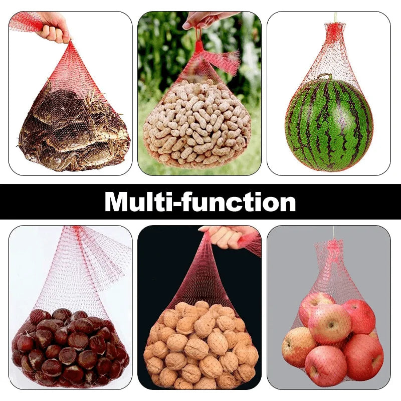 100-Pack Nylon Garden Netting Bags – Vertical Watermelon Support