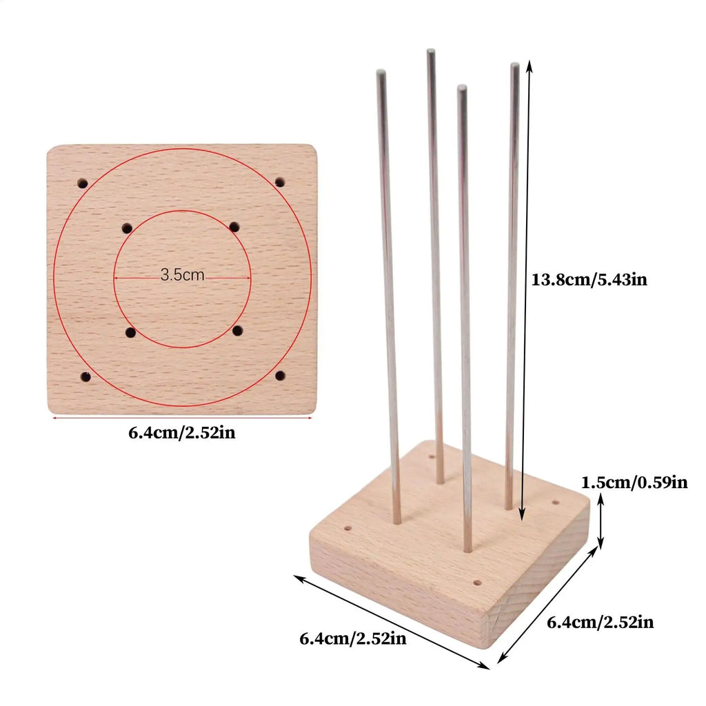 Monkey Fist Paracord Jig Tool – Wood & Steel Knot Maker