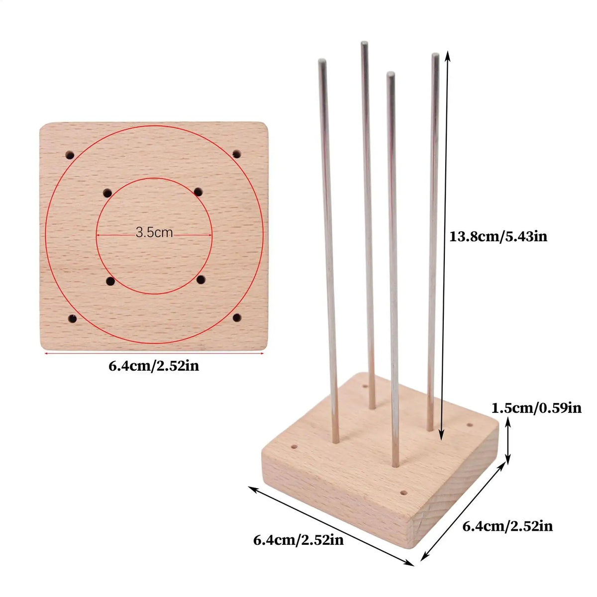 Monkey Fist Paracord Jig Tool – Wood & Steel Knot Maker