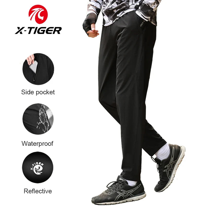 X-TIGER Men's Waterproof Cycling Hiking Pants – UV Quick-Dry