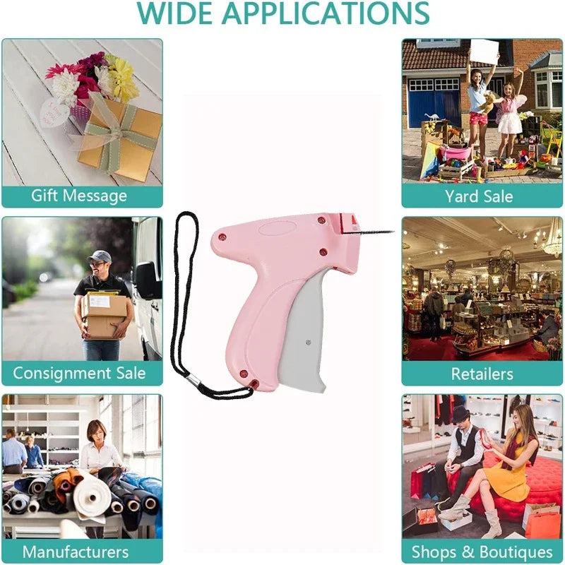 Pinless Silicone Snap Tag Gun – Garment, Quilt & Hangtag