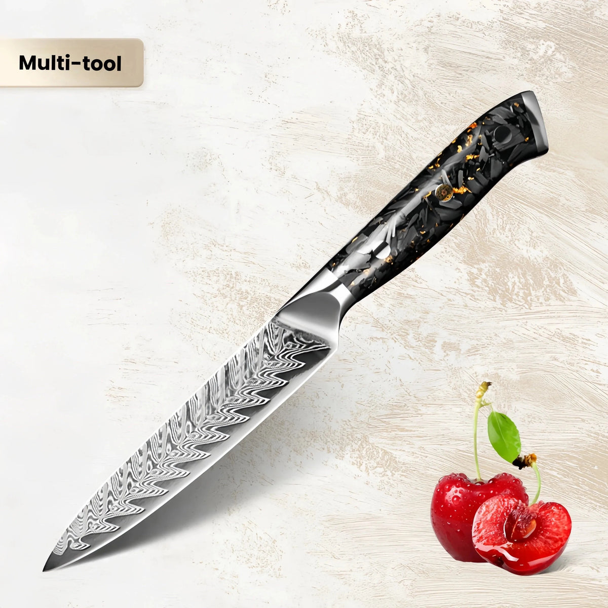 5-Inch VG10 Damascus Steel Paring Knife | Sharp Utility Knife