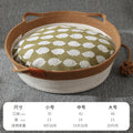 Round Rattan Hand-woven Japanese-style Nests Papyaki Pet Mat Dog Cat