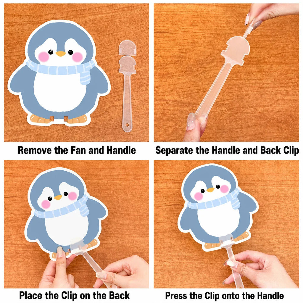 Animal Shaped Fan Dirt-resistant Polar Portable Handheld Office