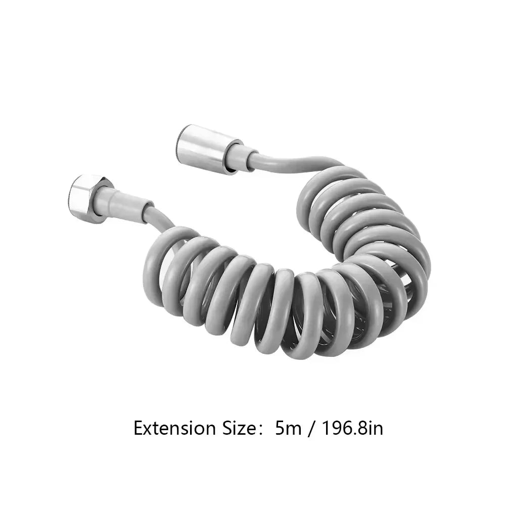 Flexible Spring Shower Hose 2m 3m 5m | Bidet Sprayer Hose