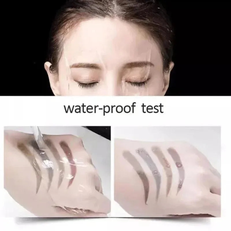 Natural Brown Waterproof Eyebrow Pencil Ultra-fine Triangle Precise