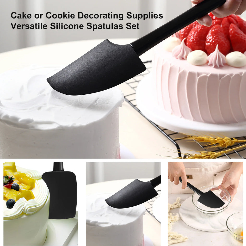 Food-Grade Silicone Spatula Spoon – Heat-Resistant & BPA-Free