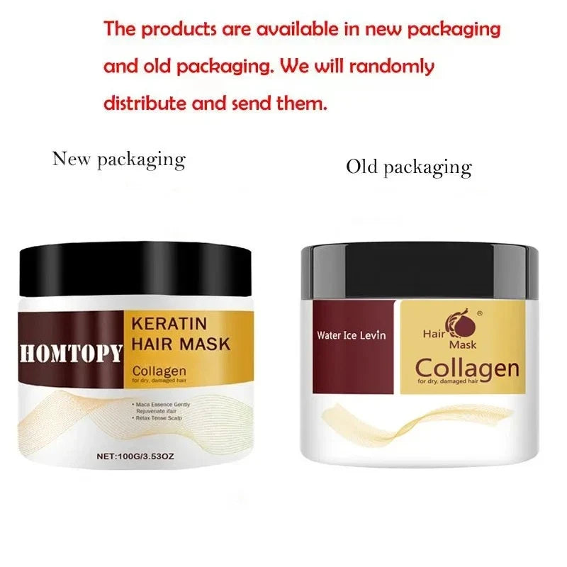 Collagen Hair Treatment Deep Repair Conditioning Argan Oil Mask