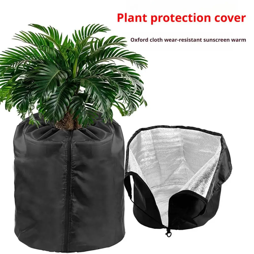 Reusable Winter Plant Frost Cover | Breathable Oxford Pot Jacket