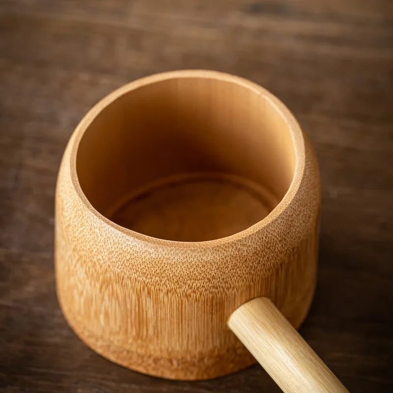 Bamboo Soup Ladle 400ml – Japanese Style Water Scoop Spoon